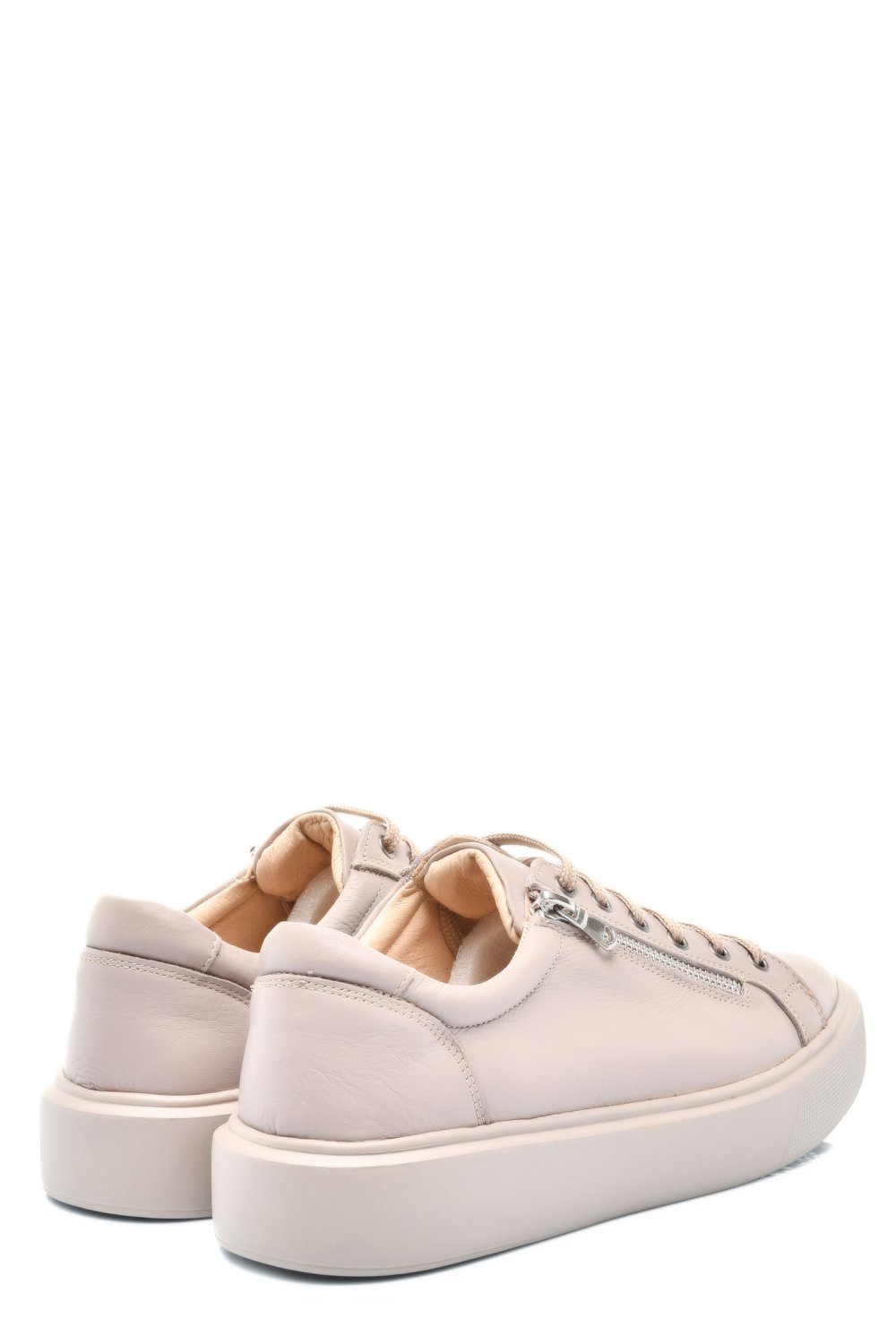 PANTOFI BEJ PIELE NATURALA 2S7741607NP