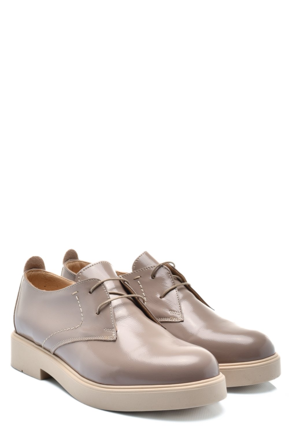 PANTOFI TAUPE PIELE NATURALA LACUITA 2S7741603NPK