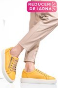 PANTOFI GALBENI PIELE NATURALA 2S7741607NP