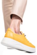 PANTOFI SPORT GALBENI PIELE NATURALA 2S7731683NP