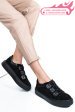 Pantofi sport negri piele naturala intoarsa 2s7741609sp