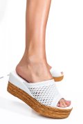 SANDALE ALBE PIELE NATURALA 1PC73820