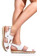 SANDALE ALBE PIELE NATURALA 1PC73902