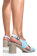 SANDALE ALBASTRE PIELE NATURALA 1PC77621