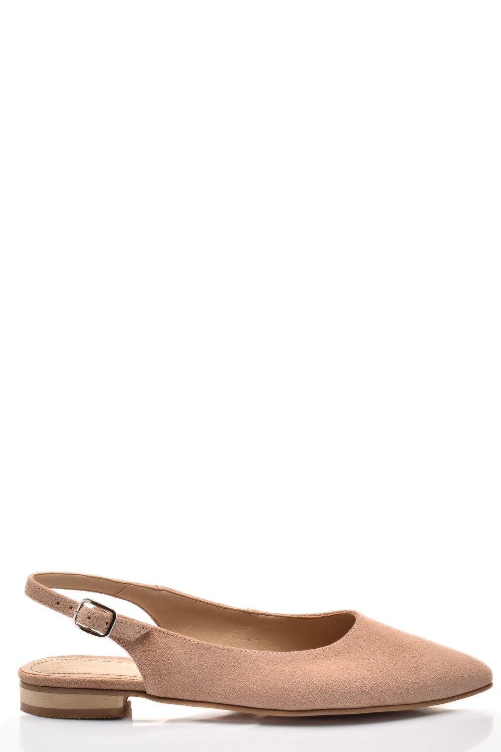 BALERINI ROZ PIELE NATURALA INTOARSA 3S7711