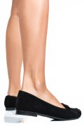 BALERINI NEGRI PIELE NATURALA INTOARSA 3S7703