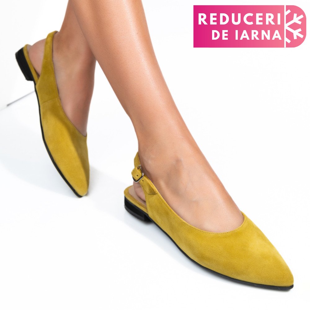 BALERINI MUSTAR PIELE NATURALA INTOARSA 3S7711