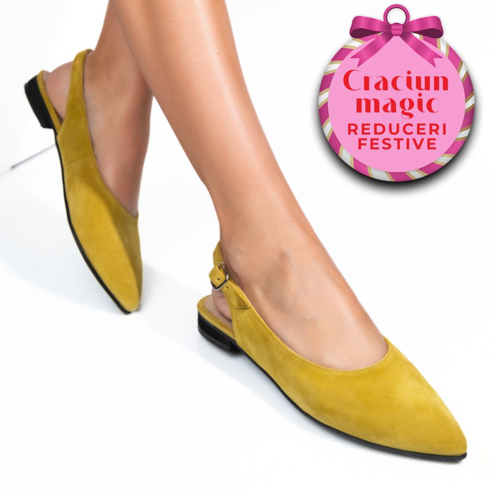 BALERINI MUSTAR PIELE NATURALA INTOARSA 3S7711