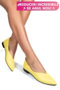 BALERINI GALBENI PIELE NATURALA 3S7733LIB