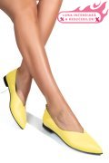 BALERINI GALBENI PIELE NATURALA 3S7733LIB