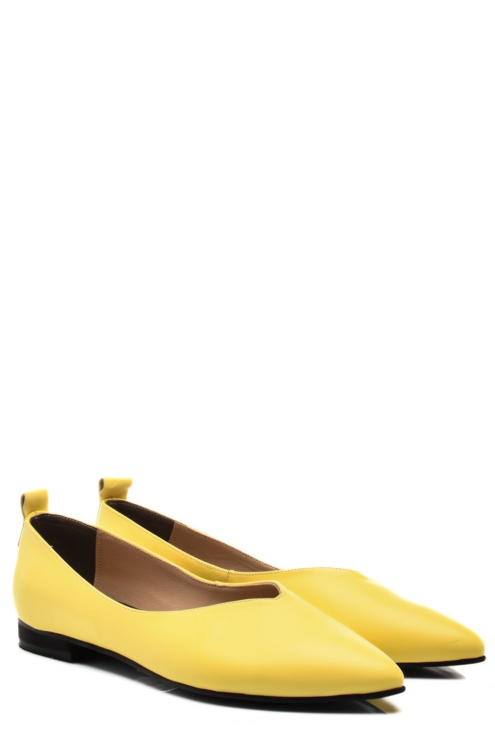 BALERINI GALBENI PIELE NATURALA 3S7733LIB