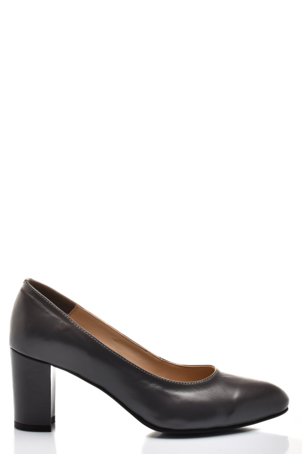 PANTOFI GRI INCHIS PIELE NATURALA 3S77015