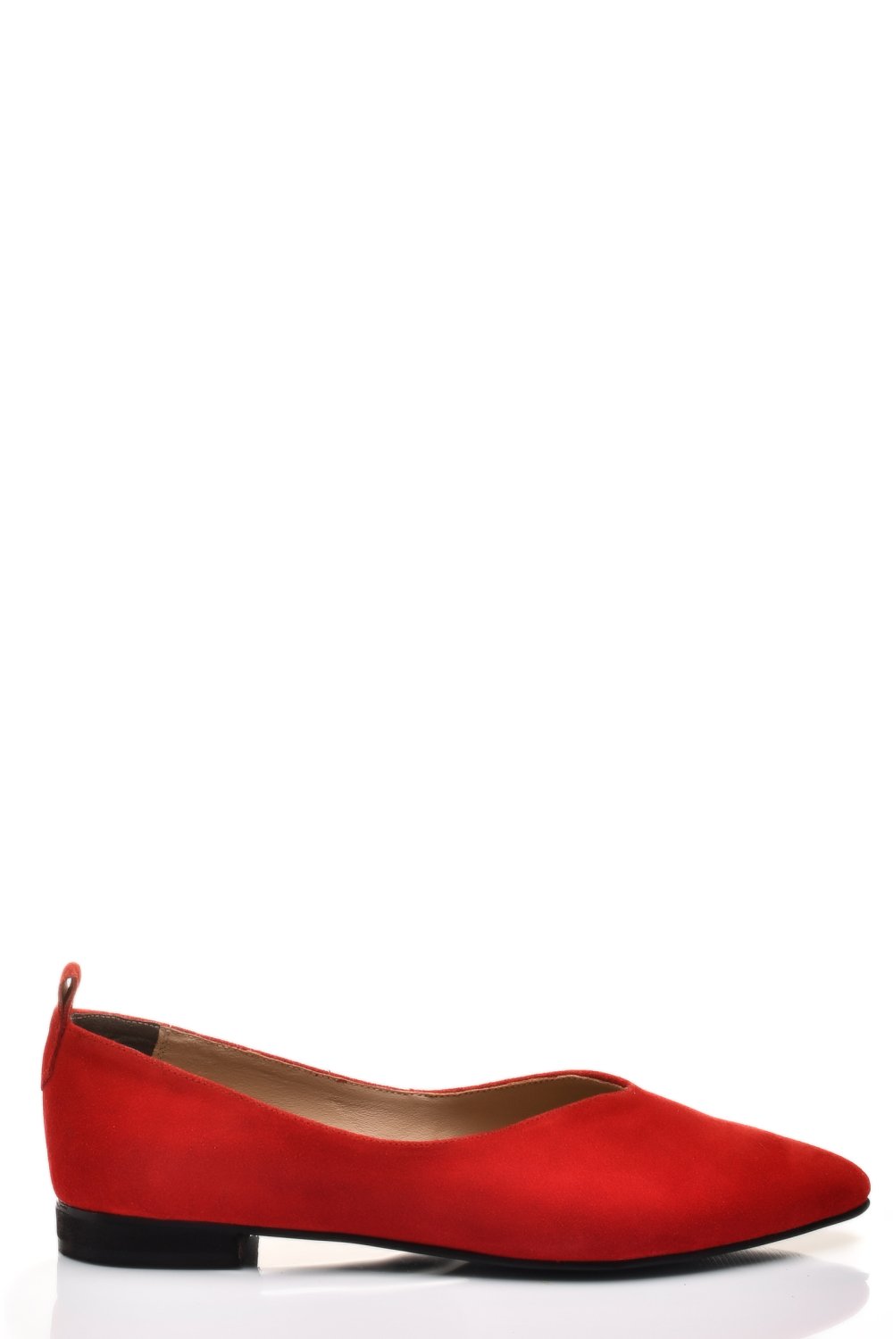 BALERINI ROSII PIELE NATURALA INTOARSA 3S7733LIB