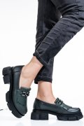 MOCASINI VERZI PIELE NATURALA 1S7726352