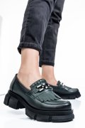 MOCASINI VERZI PIELE NATURALA 1S7726352