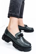 MOCASINI VERZI PIELE NATURALA 1S7726252
