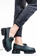 MOCASINI VERZI PIELE NATURALA 1S7726224