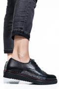 PANTOFI NEGRU COLOR PIELE NATURALA 1S7702