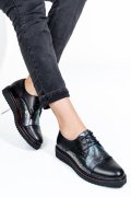 PANTOFI NEGRU COLOR PIELE NATURALA 1S7702