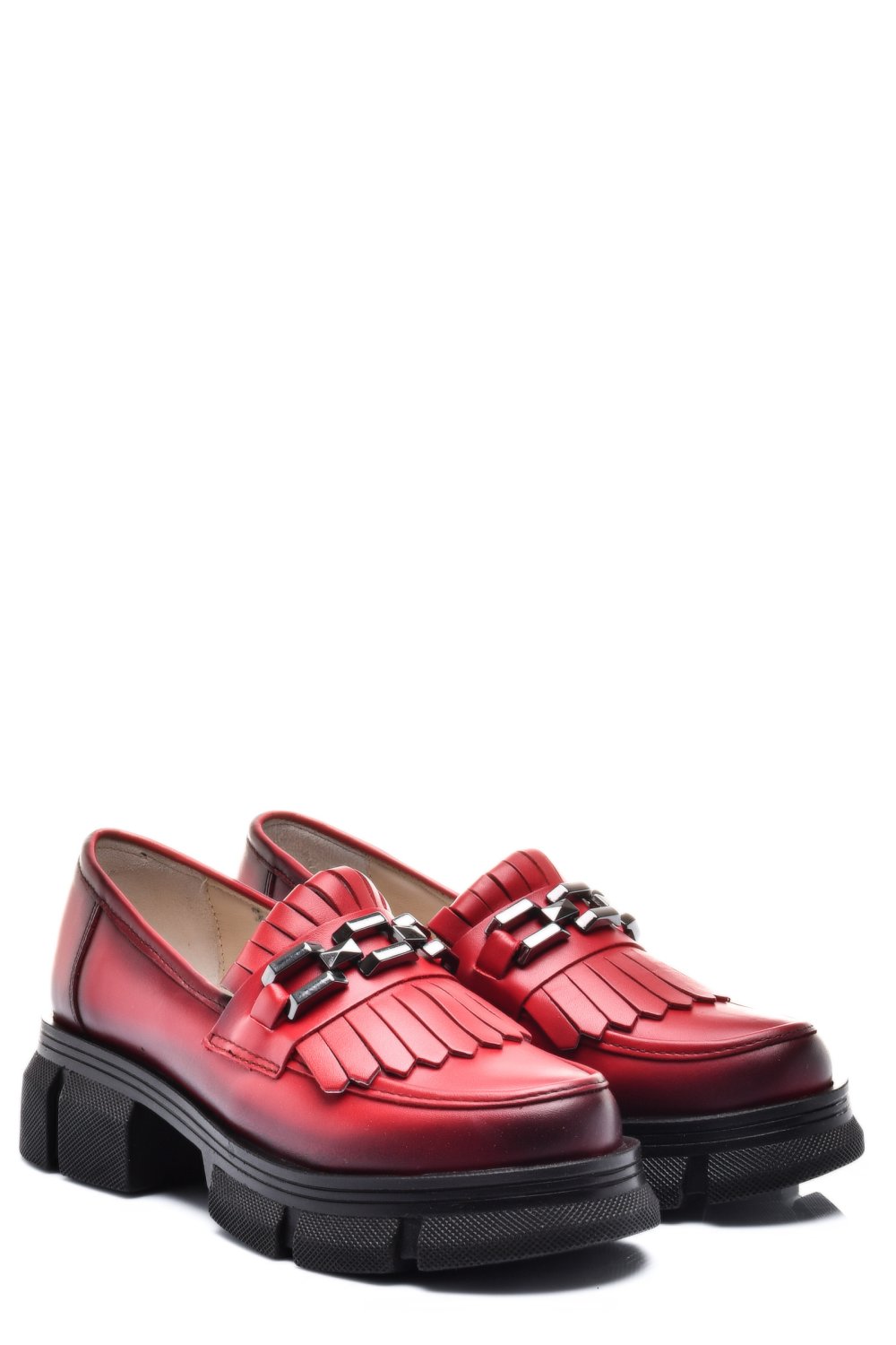 MOCASINI ROSII PIELE NATURALA 1S7726324