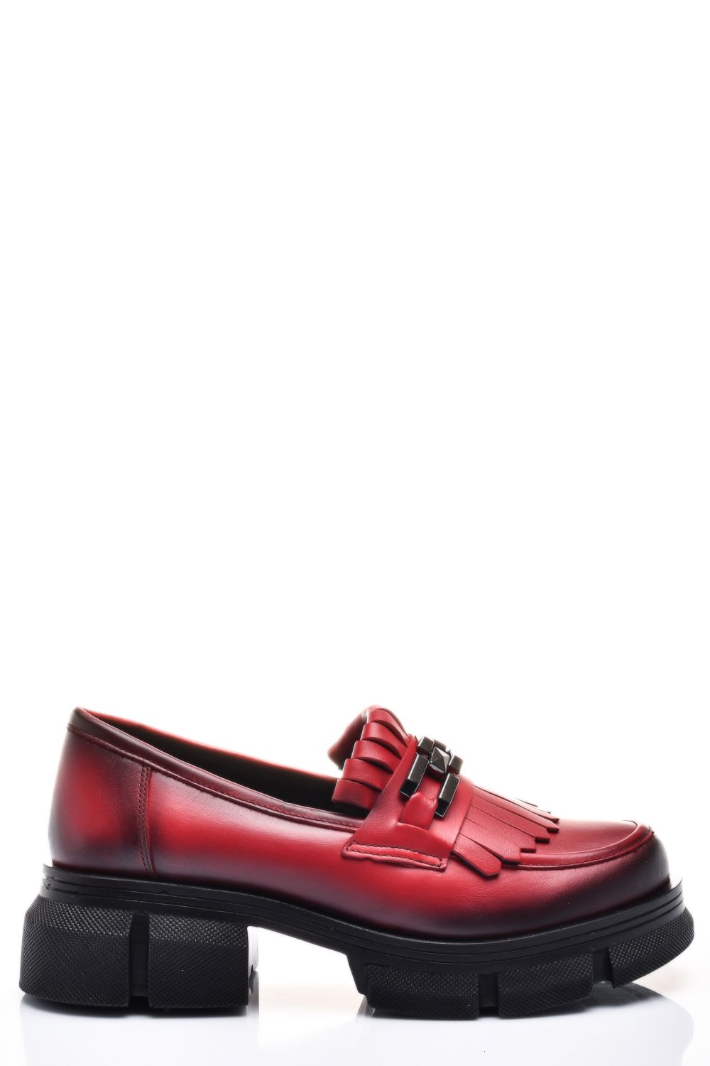 MOCASINI ROSII PIELE NATURALA 1S7726352