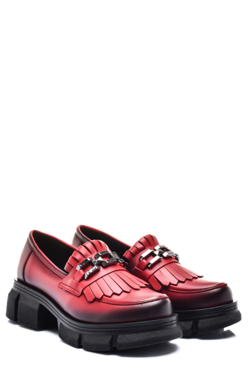 MOCASINI ROSII PIELE NATURALA 1S7726352