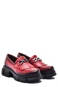 MOCASINI ROSII PIELE NATURALA 1S7726352
