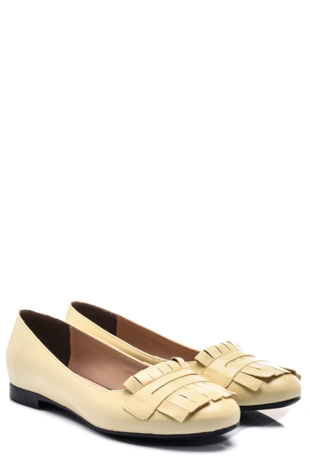 BALERINI GALBEN DESCHIS PIELE NATURALA 3S7703