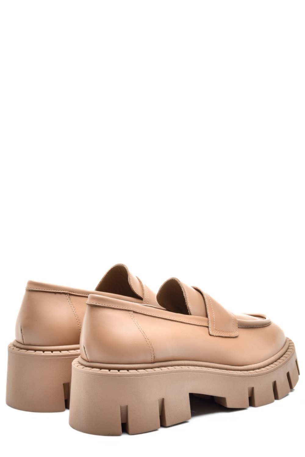 MOCASINI BEJ PIELE NATURALA E2325710