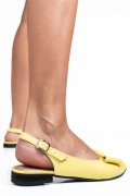 BALERINI GALBENI PIELE NATURALA 3S7720