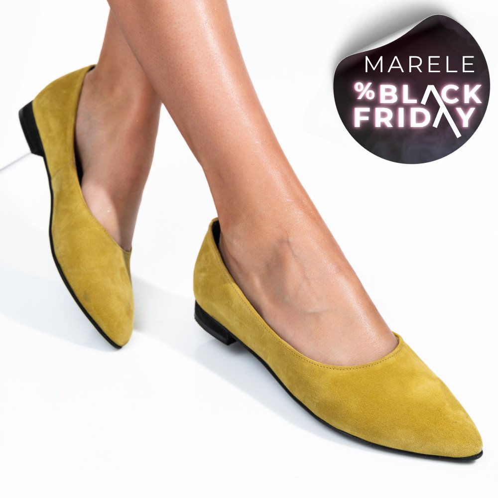 BALERINI MUSTAR PIELE NATURALA INTOARSA 3S7707