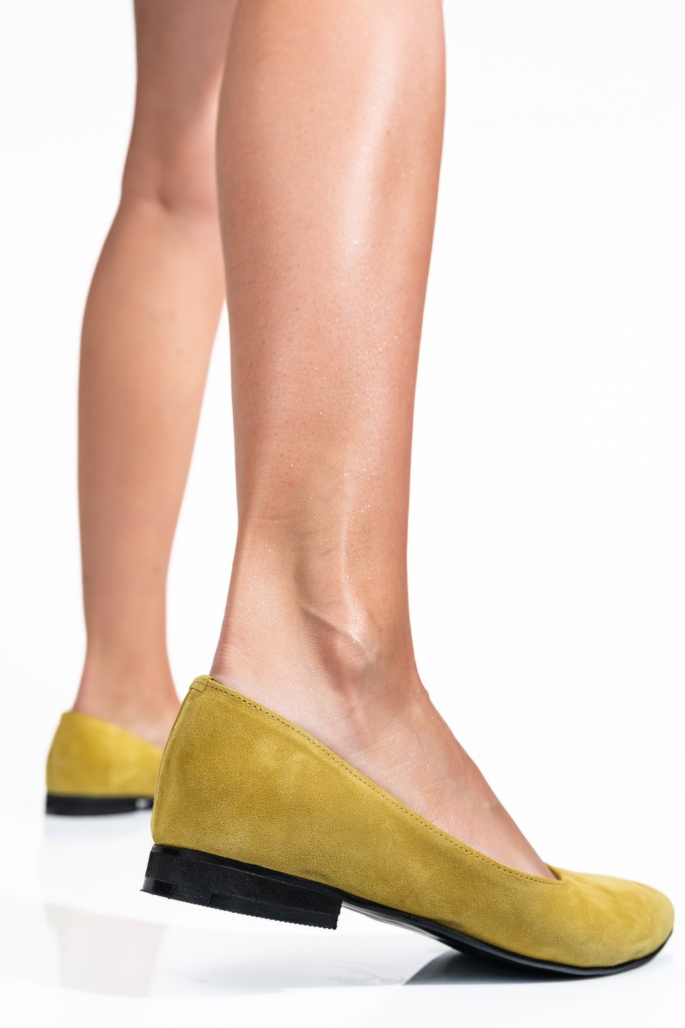 BALERINI MUSTAR PIELE NATURALA INTOARSA 3S7707