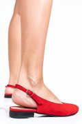 BALERINI ROSU INCHIS PIELE NATURALA INTOARSA 3S7711