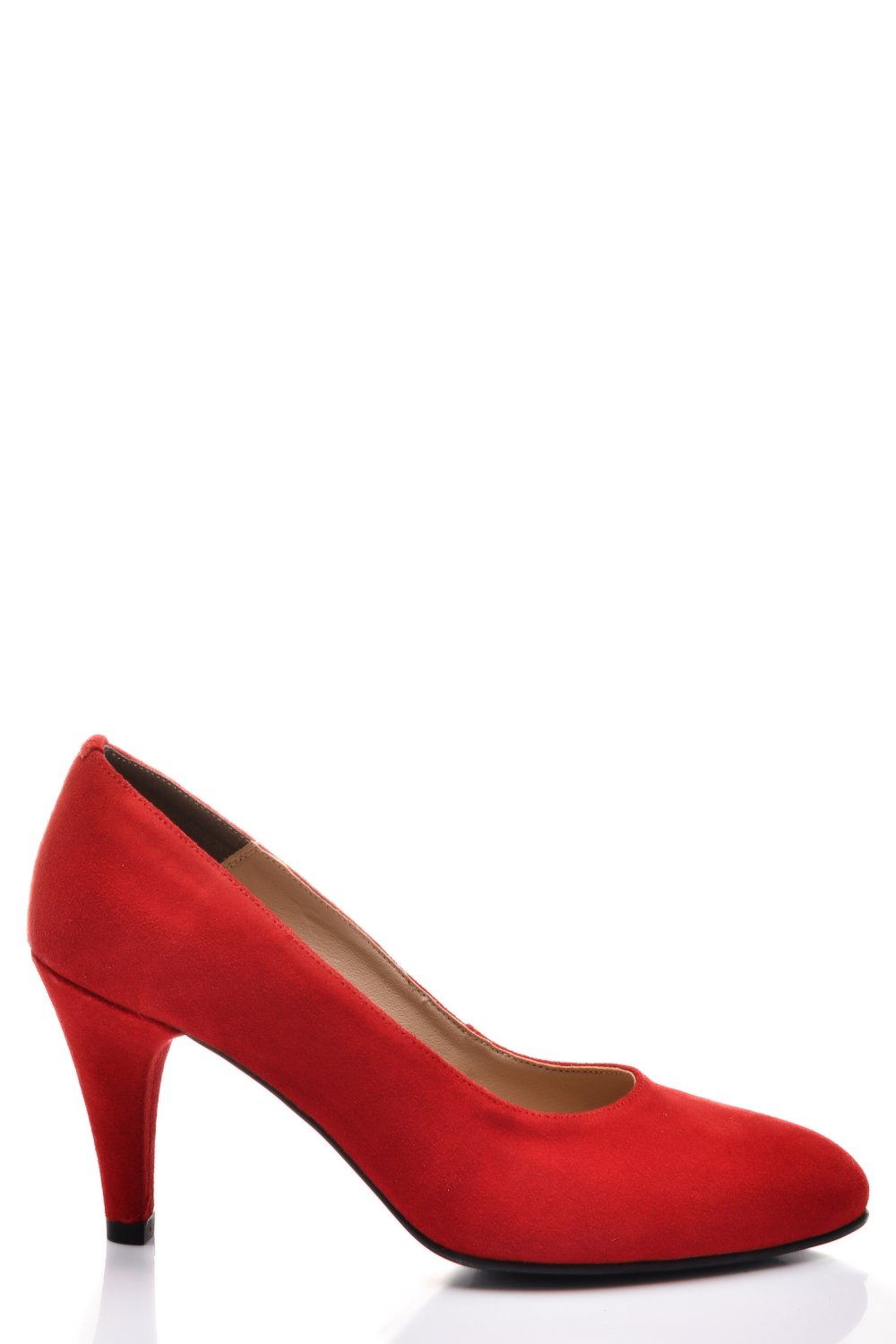 PANTOFI ROSII PIELE NATURALA INTOARSA 1PC772