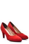 PANTOFI ROSII PIELE NATURALA INTOARSA 1PC772