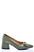 PANTOFI OLIVE PIELE NATURALA 1PC455
