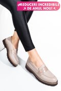 MOCASINI TAUPE PIELE NATURALA 2PC21648NP