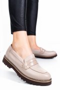 MOCASINI TAUPE PIELE NATURALA 2PC21648NP