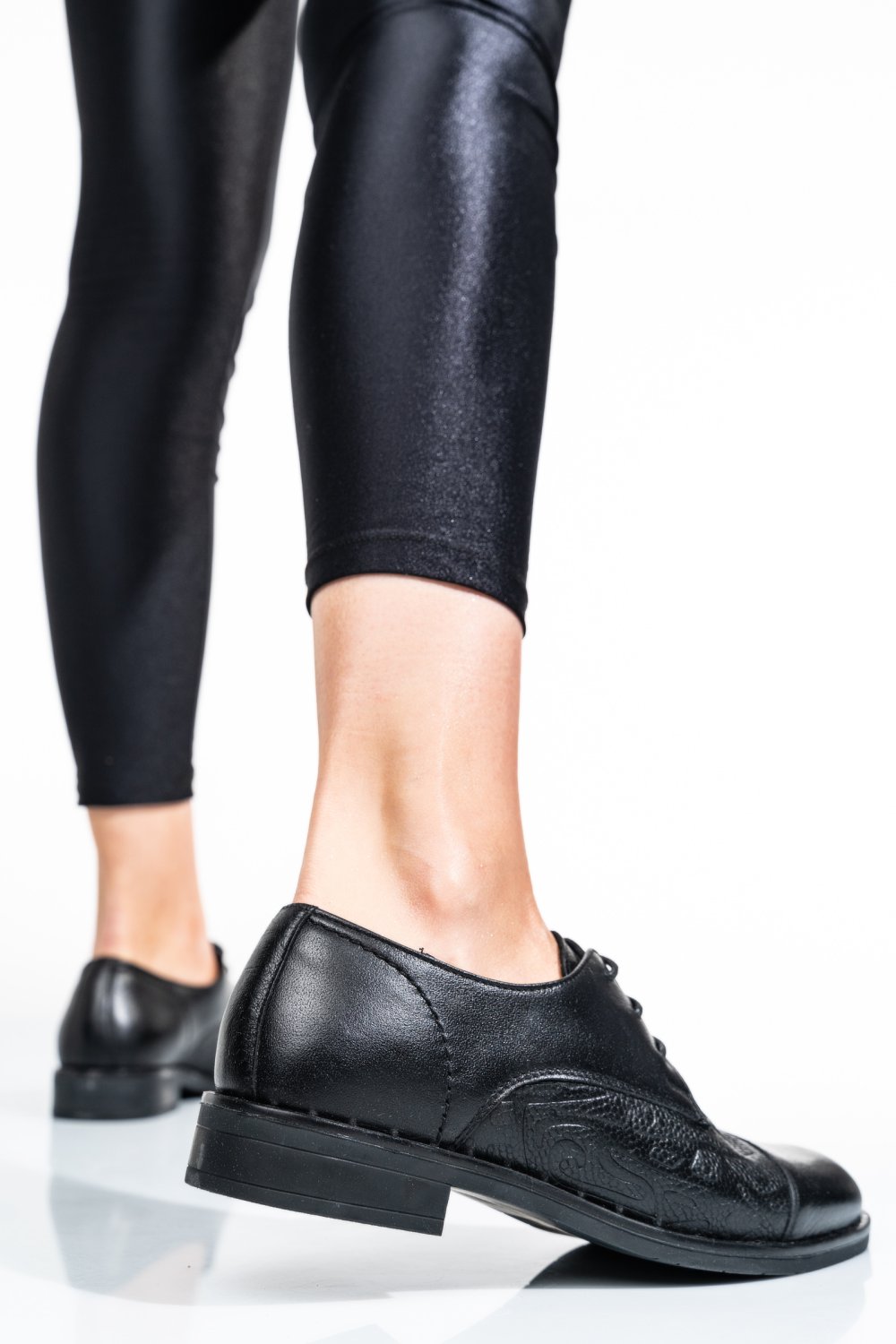 PANTOFI NEGRU PIELE NATURALA 1S7702