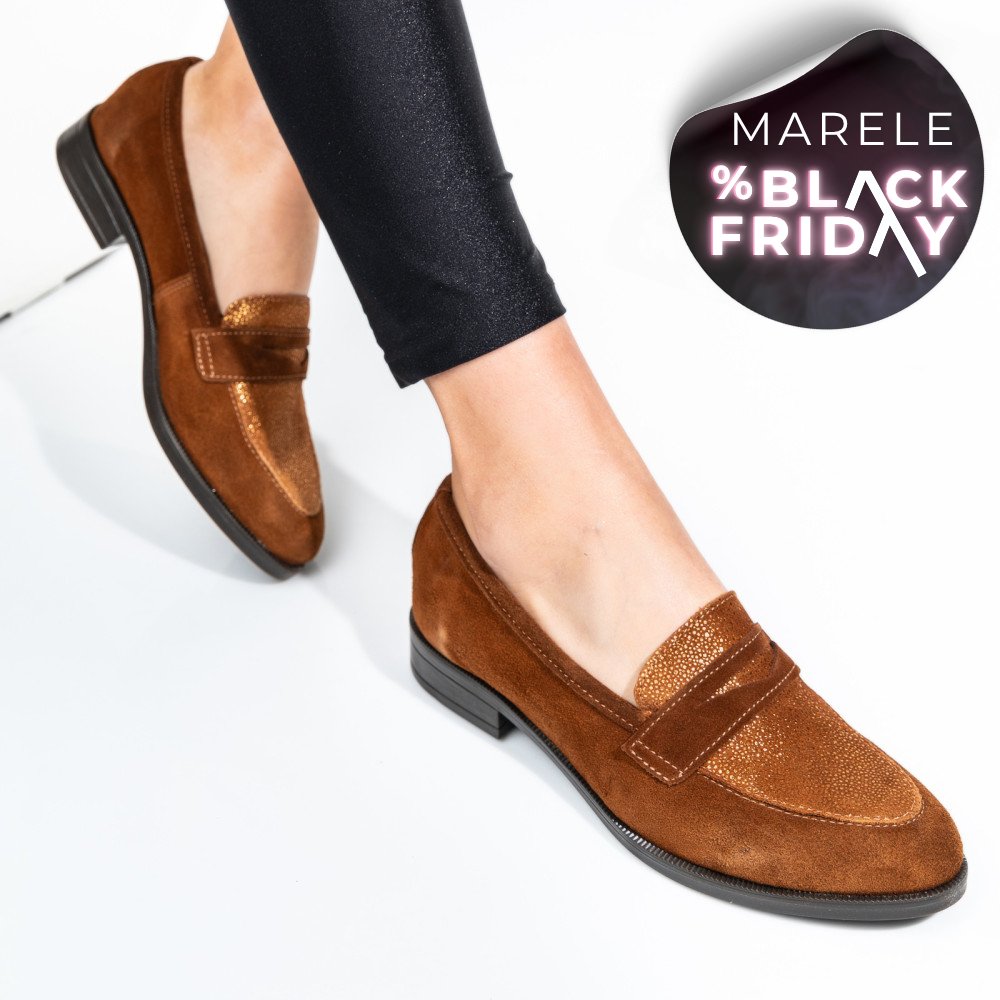 MOCASINI MARO PIELE NATURALA INTOARSA 5590505