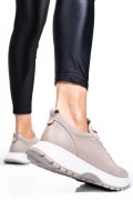 PANTOFI SPORT TAUPE PIELE NATURALA 241613NP