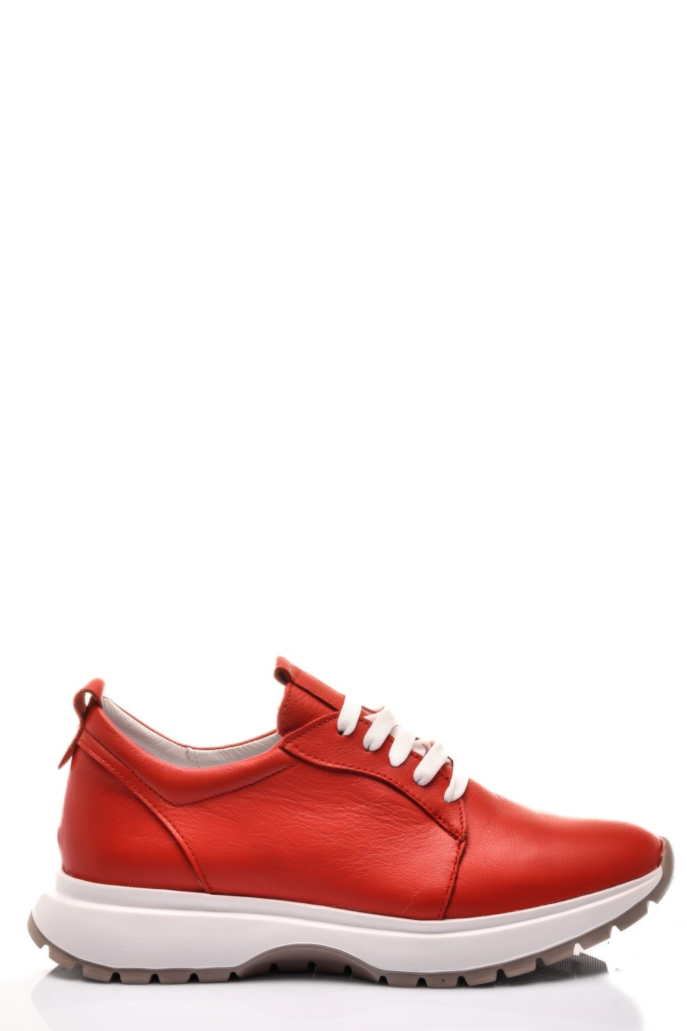 PANTOFI SPORT ROSII PIELE NATURALA 241613NP