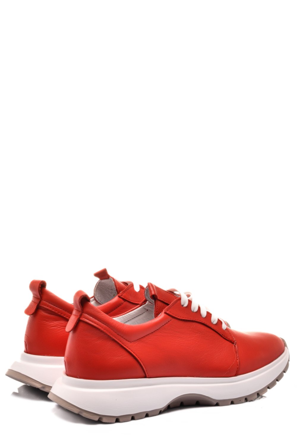 PANTOFI SPORT ROSII PIELE NATURALA 241613NP