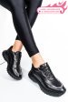 Pantofi sport negri piele naturala 241614np
