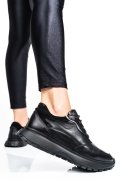 PANTOFI SPORT NEGRI PIELE NATURALA 241614NP