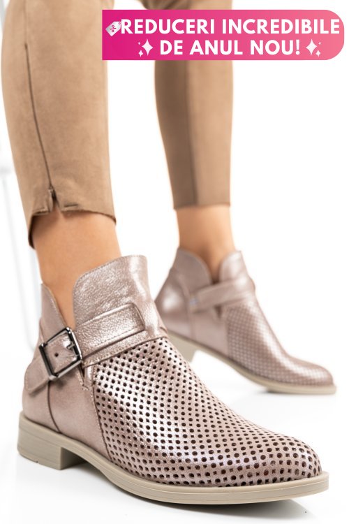 Ghete rose sidef piele naturala 2s7721817ast