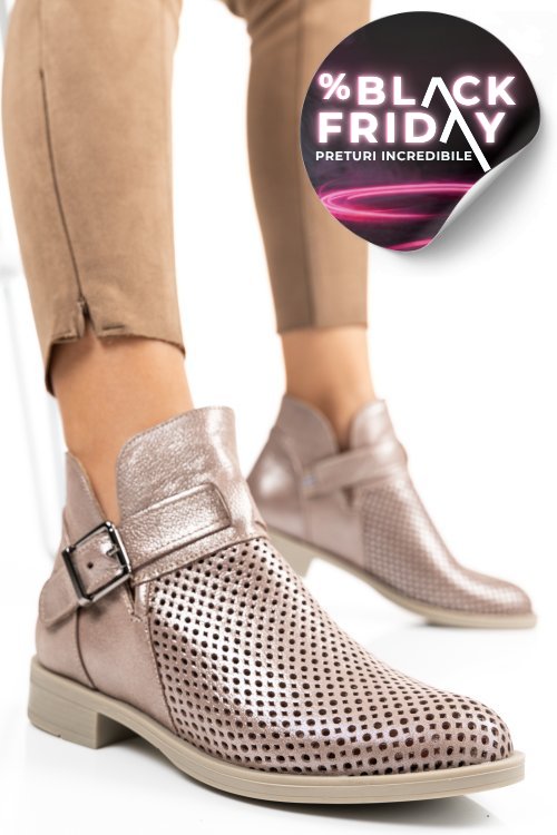 Ghete rose sidef piele naturala 2s7721817ast