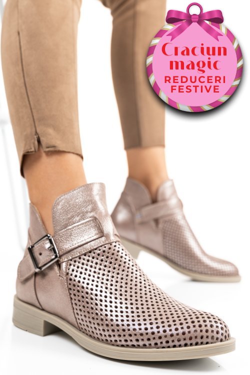 Ghete rose sidef piele naturala 2s7721817ast