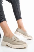 MOCASINI BEJ PIELE NATURALA 1S770042