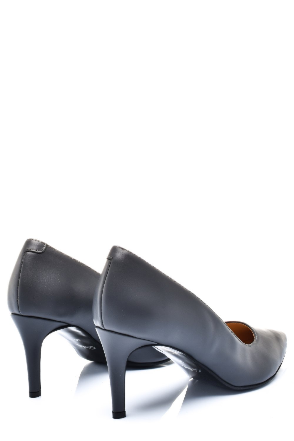 PANTOFI DAMA GUBAN PIELE NATURALA GRI INCHIS 1S77218